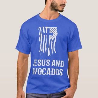 Jesus and Avocados Christian Avocados Lovers T-Shirt