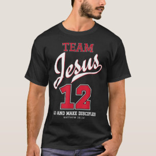 Jesus And Baseball Team Jesus Christian T Shirt_3  T-Shirt