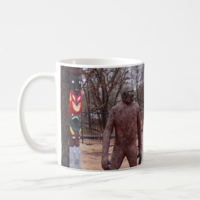 Jesus and Bigfoot Coffee Mug (Left)