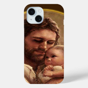 Jesus and child iPhone 15 case