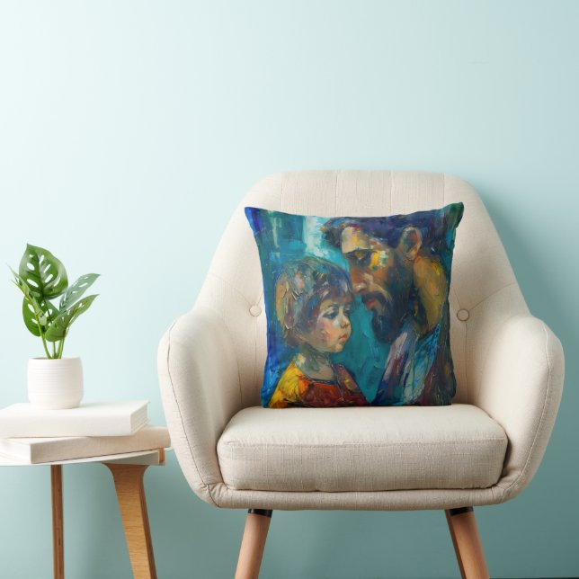 Jesus and Child Cushion (Chair)