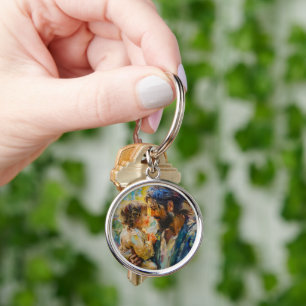 Jesus and Child Expressionism Key Ring