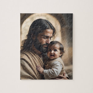 Jesus and Child Jigsaw Puzzle