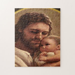 Jesus and child jigsaw puzzle