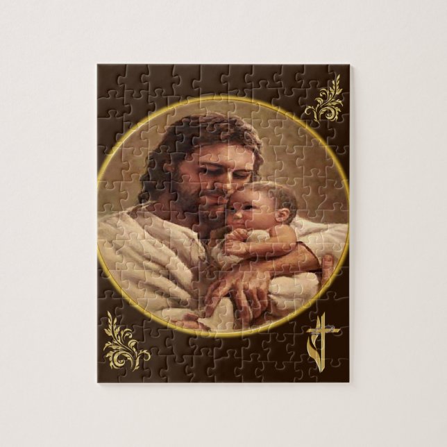 Jesus and child jigsaw puzzle (Vertical)