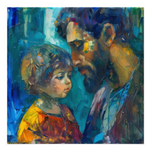 Jesus and Child Photo Print