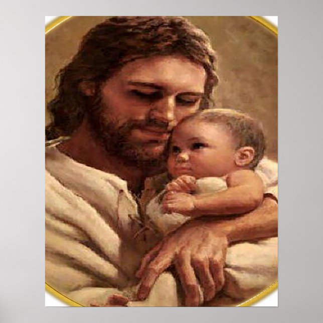 Jesus and Child Poster (Front)