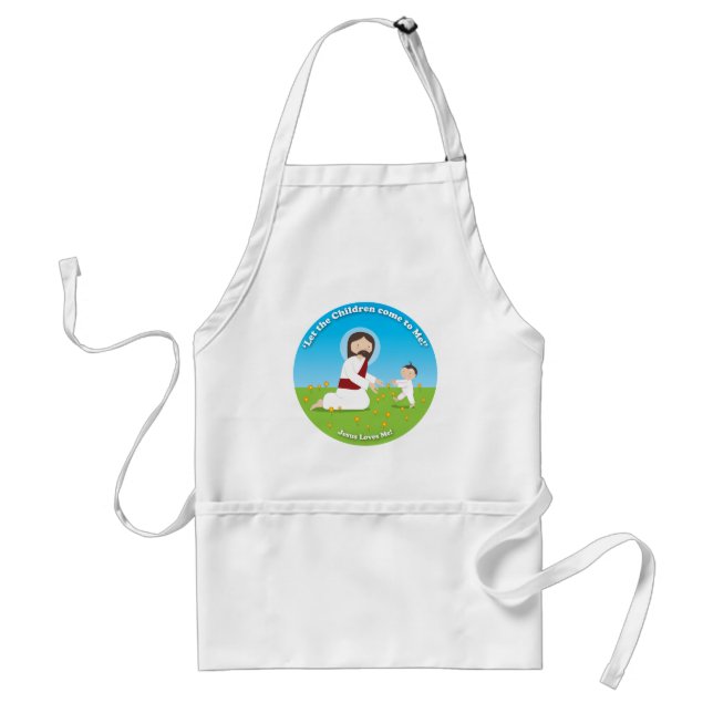 Jesus and Child Standard Apron (Front)