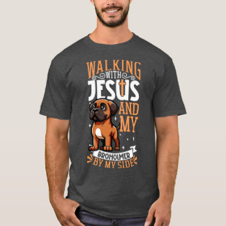 Jesus and dog Broholmer T-Shirt