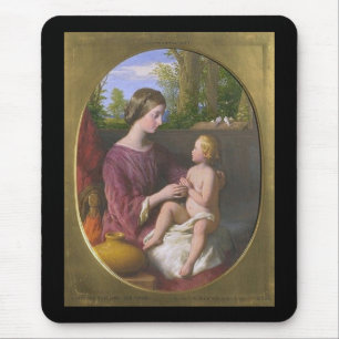 JESUS AND MARY MOUSE PAD