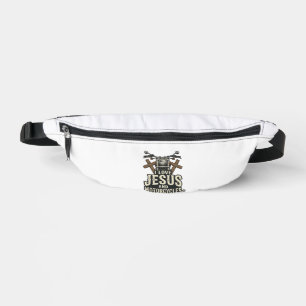 Jesus and Motorcycles Vintage Christian Biker Desi Bum Bags