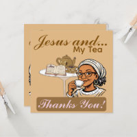 Jesus and My Tea Stationery