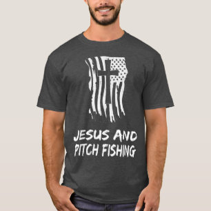 Jesus And Pitch Fishing  T-Shirt