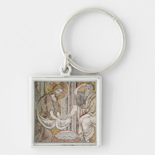 Jesus and St. Peter Key Ring