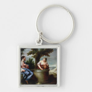 Jesus and the Samaritan Woman Key Ring