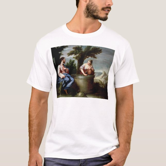 Jesus and the Samaritan Woman T-Shirt (Front)