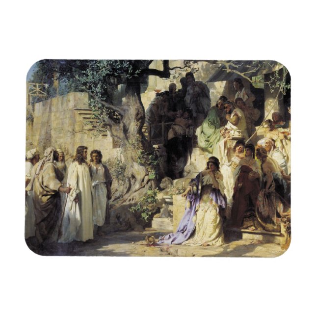 Jesus and the Sinners Magnet (Horizontal)