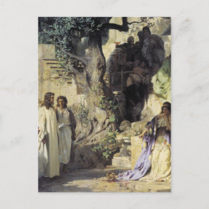 Jesus and the Sinners Postcard