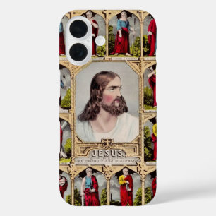 Jesus and the twelve apostles iPhone 16 case