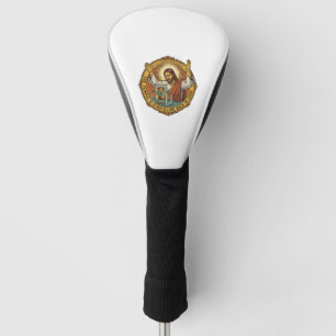 Jesus Angry Bicep Curls Squat Rack Gym Annoyance H Golf Head Cover