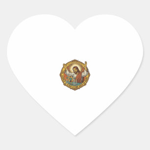 Jesus Angry Bicep Curls Squat Rack Gym Annoyance H Heart Sticker