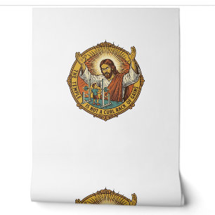 Jesus Angry Bicep Curls Squat Rack Gym Annoyance H Wallpaper