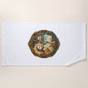 Jesus Angry Neighbour Noise Complaint Loud Party C Beach Towel