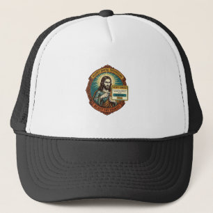 Jesus Annoying Accept Cookies Pop Up Internet Brow Trucker Hat