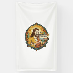 Jesus Annoying Software Update Pop Up Office Humou Banner