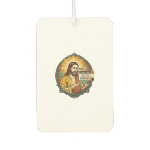 Jesus Annoying Software Update Pop Up Office Humou Car Air Freshener