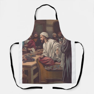 Jesus anointed in Bethany Apron