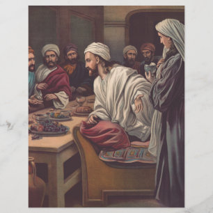 Jesus anointed in Bethany Flyer