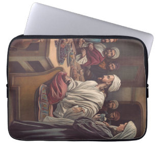 Jesus anointed in Bethany Laptop Sleeve