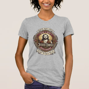Jesus Antiques Heirloom Graphic Tee Christian Art_