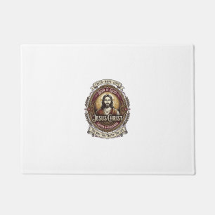 Jesus Antiques Heirloom Graphic Tee Christian Art_ Doormat