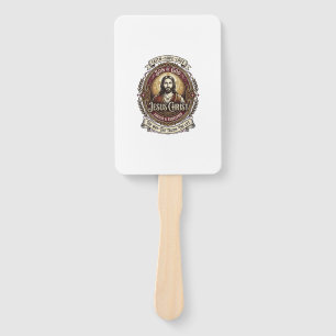 Jesus Antiques Heirloom Graphic Tee Christian Art_ Hand Fan