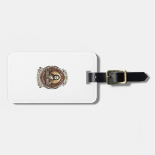 Jesus Antiques Heirloom Graphic Tee Christian Art_ Luggage Tag