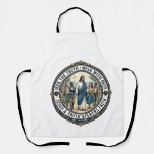 Jesus Apologetics Theology Nerd Shirt Faith Based  Apron