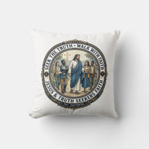 Jesus Apologetics Theology Nerd Shirt Faith Based  Cushion