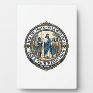Jesus Apologetics Theology Nerd Shirt Faith Based Plaque