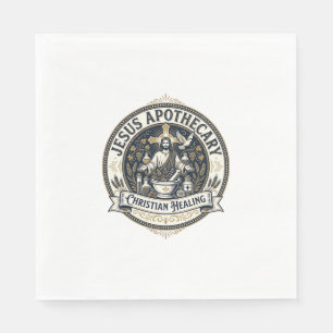 Jesus Apothecary Christian Healing Jesus Apothecar Napkin