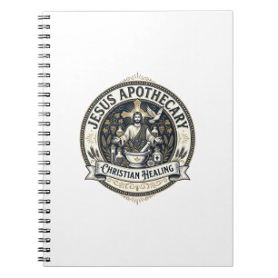 Jesus Apothecary Christian Healing Jesus Apothecar Notebook
