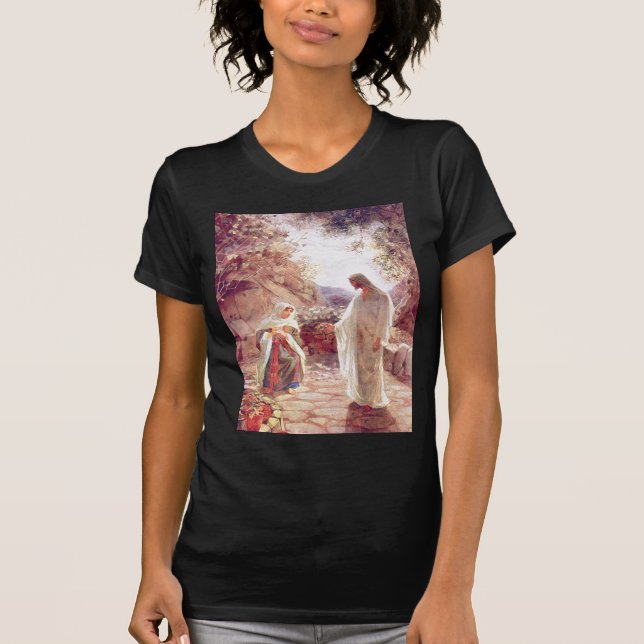 Jesus Appears To Mary Magdalene T-Shirt (Front)