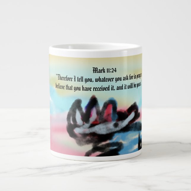 jesus armer  large coffee mug (Front)