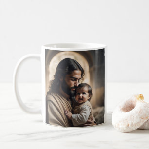 Jesus art coffee mug