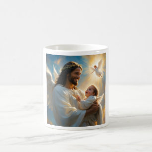 Jesus art coffee mug