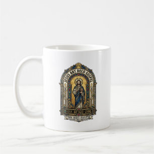 Jesus Art Deco Gospel Jesus Art Deco Christian Fai Coffee Mug