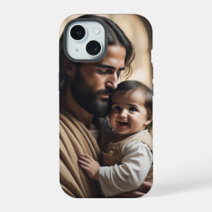 Jesus art iPhone 15 case