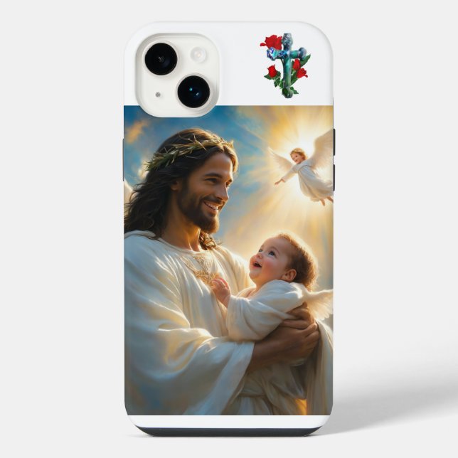 Jesus art iPhone case (Back)