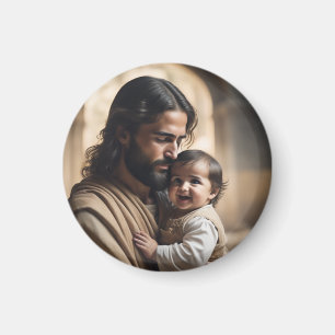 Jesus art magnet